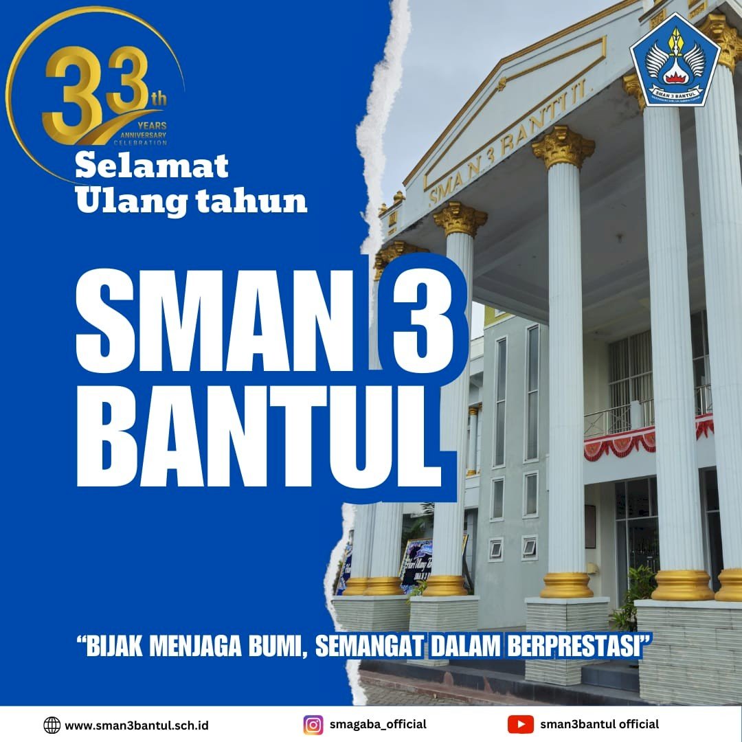 HUT SMA N 3 BANTUL KE 33th