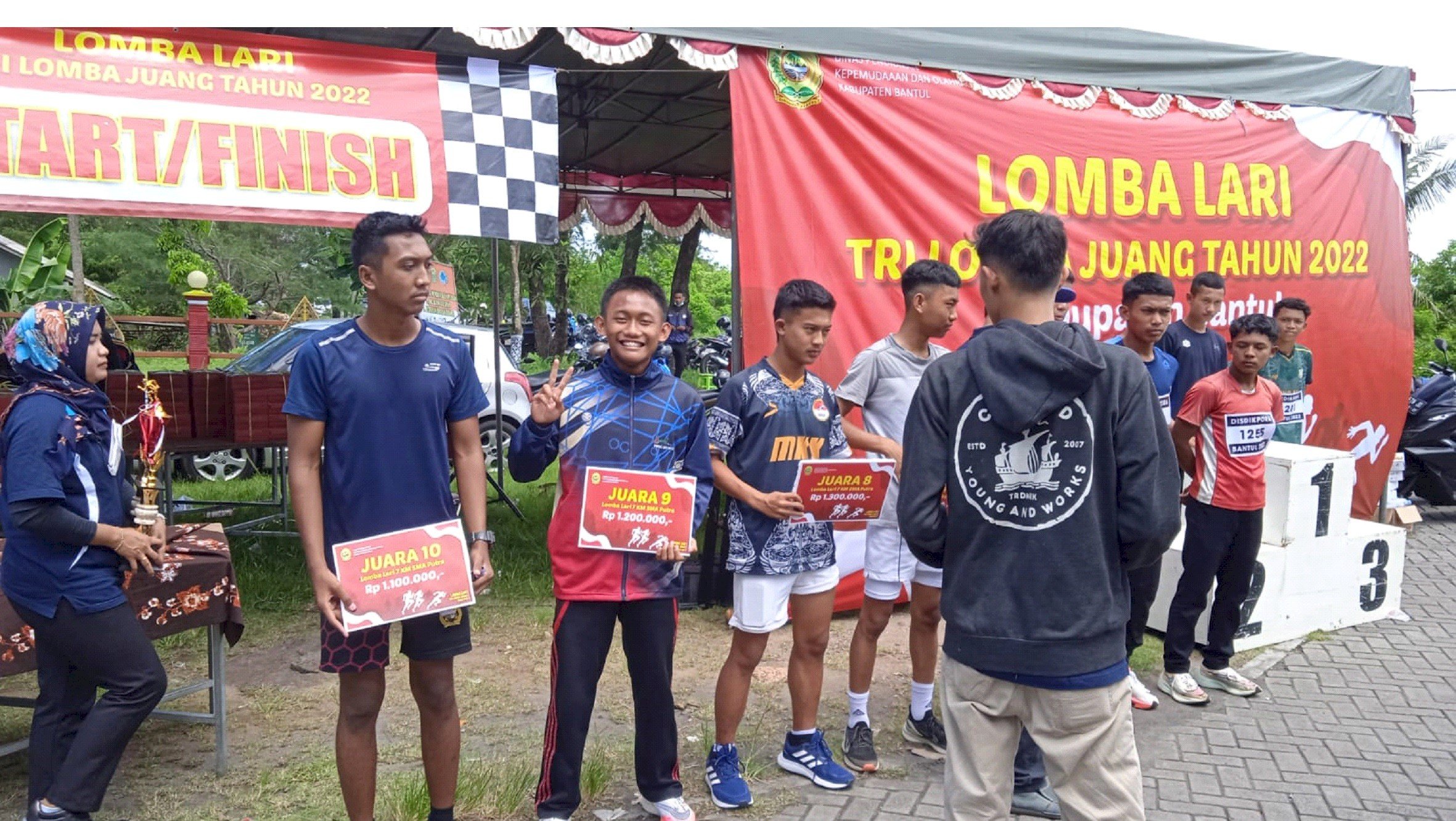 Juara 9 Lomba Lari Tri Lomba Juang 2022