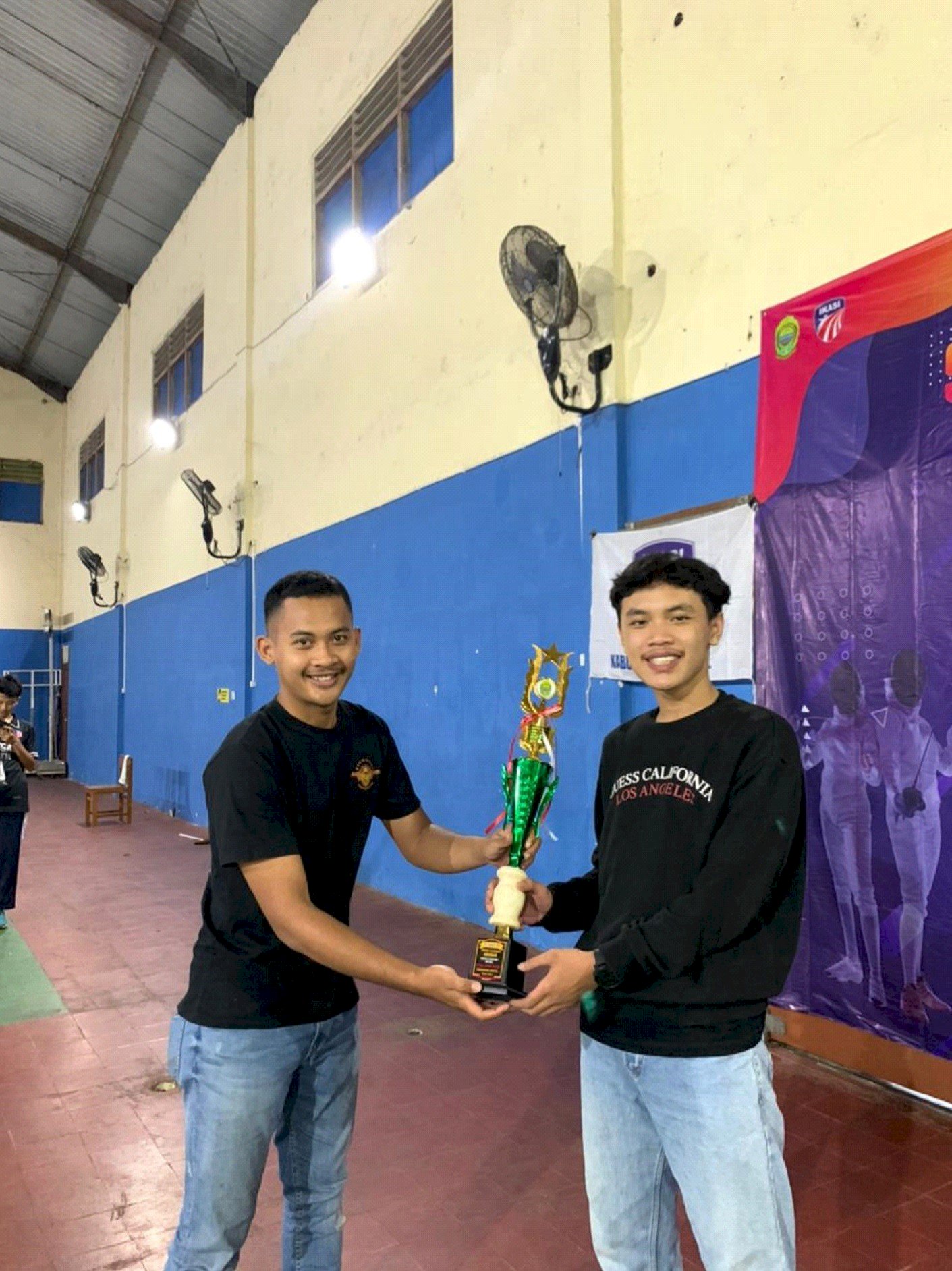 Juara 3 cabor anggar POR kabupaten Bantul