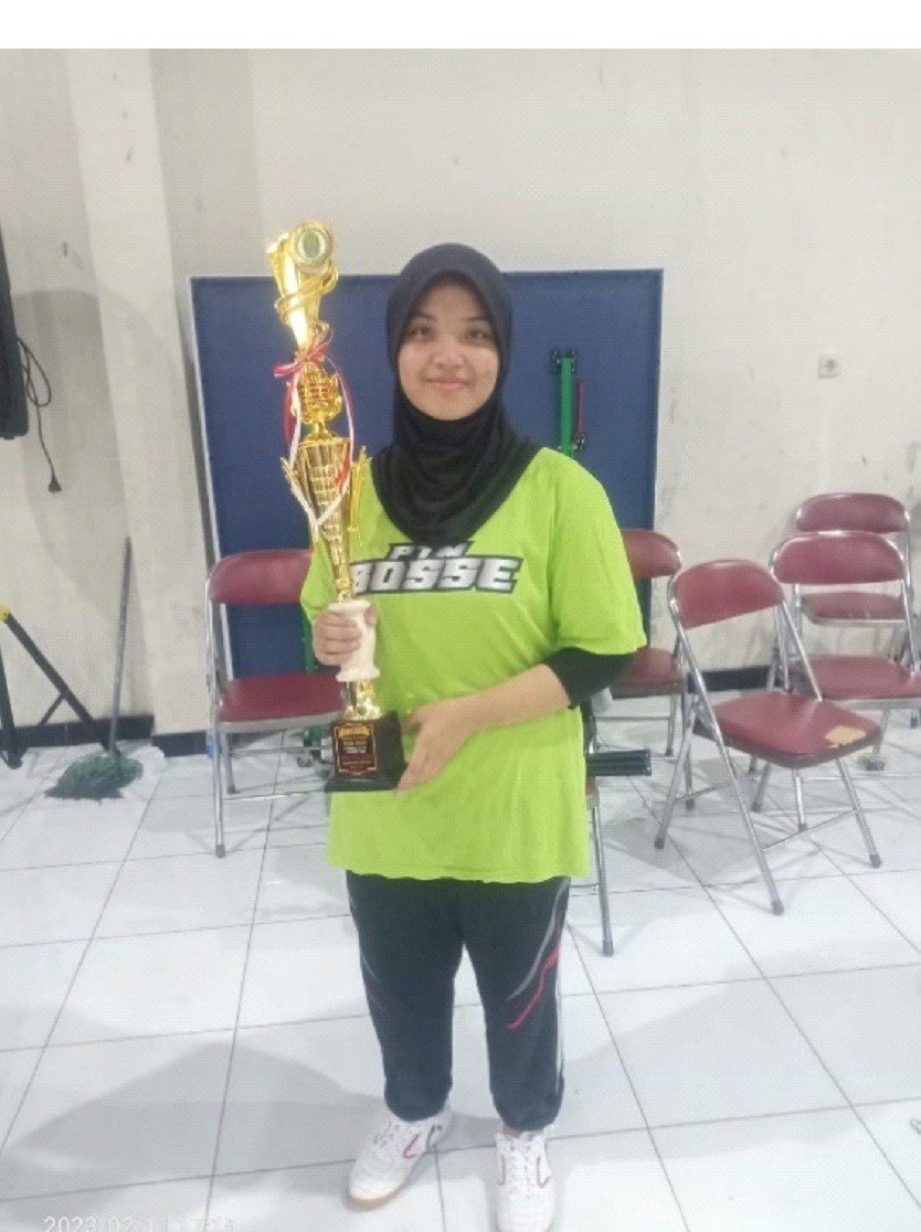 Juara 2 Cabang olahraga Tenis Meja, OR Pelajar Kabupaten Bantul